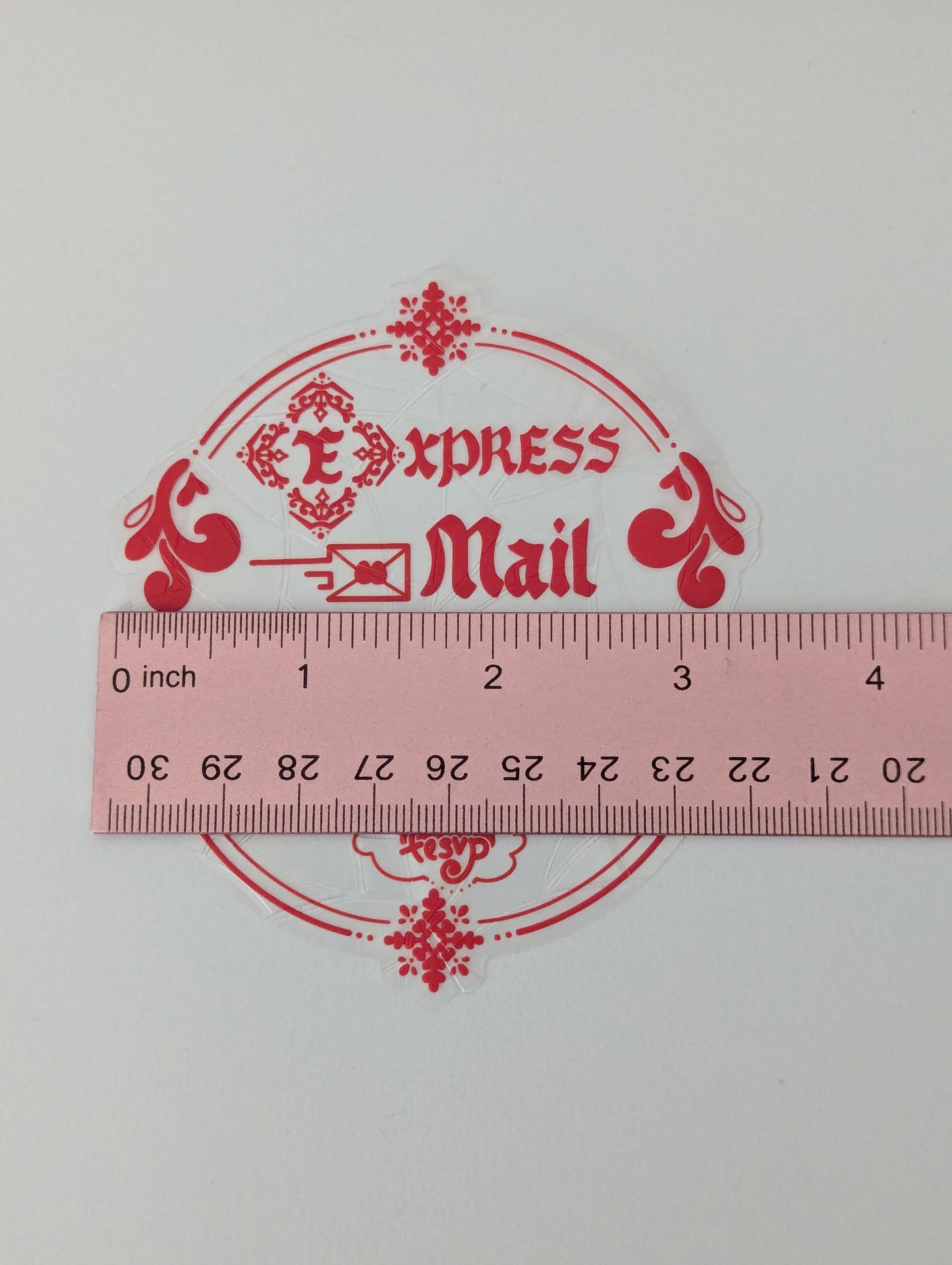 Clear Seasonal Window Cling North Pole Express Suncatcher