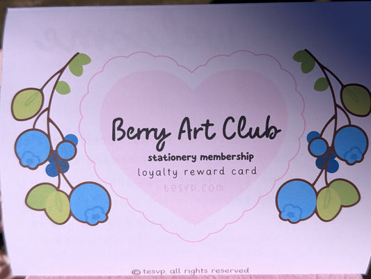 Berry Stationery Art Club | Club Coin Preview +More Oct 2026