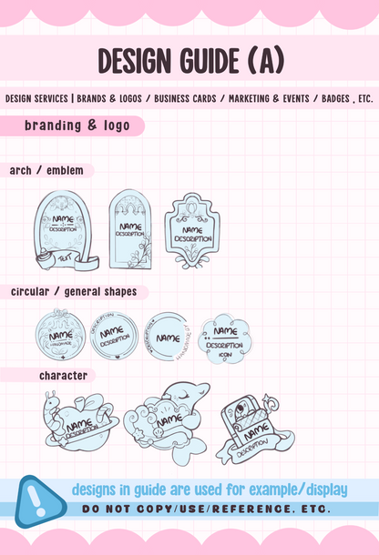 Custom Digital Design Service —  Logos, Branding, Character Badges & Invitations