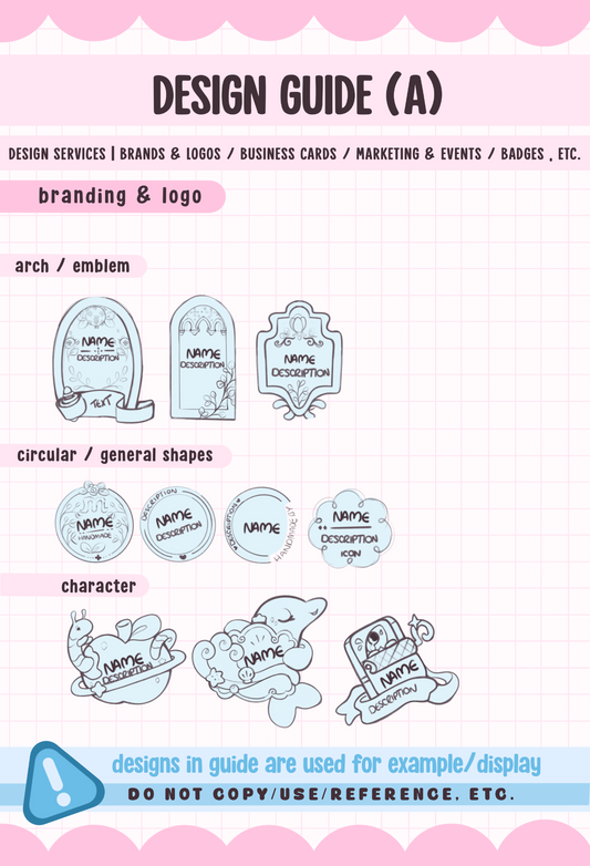 Custom Digital Design Service —  Logos, Branding, Character Badges & Invitations