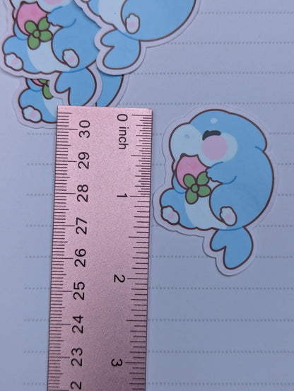 Shark Pup Sticker Series Die Cut (Handmade)