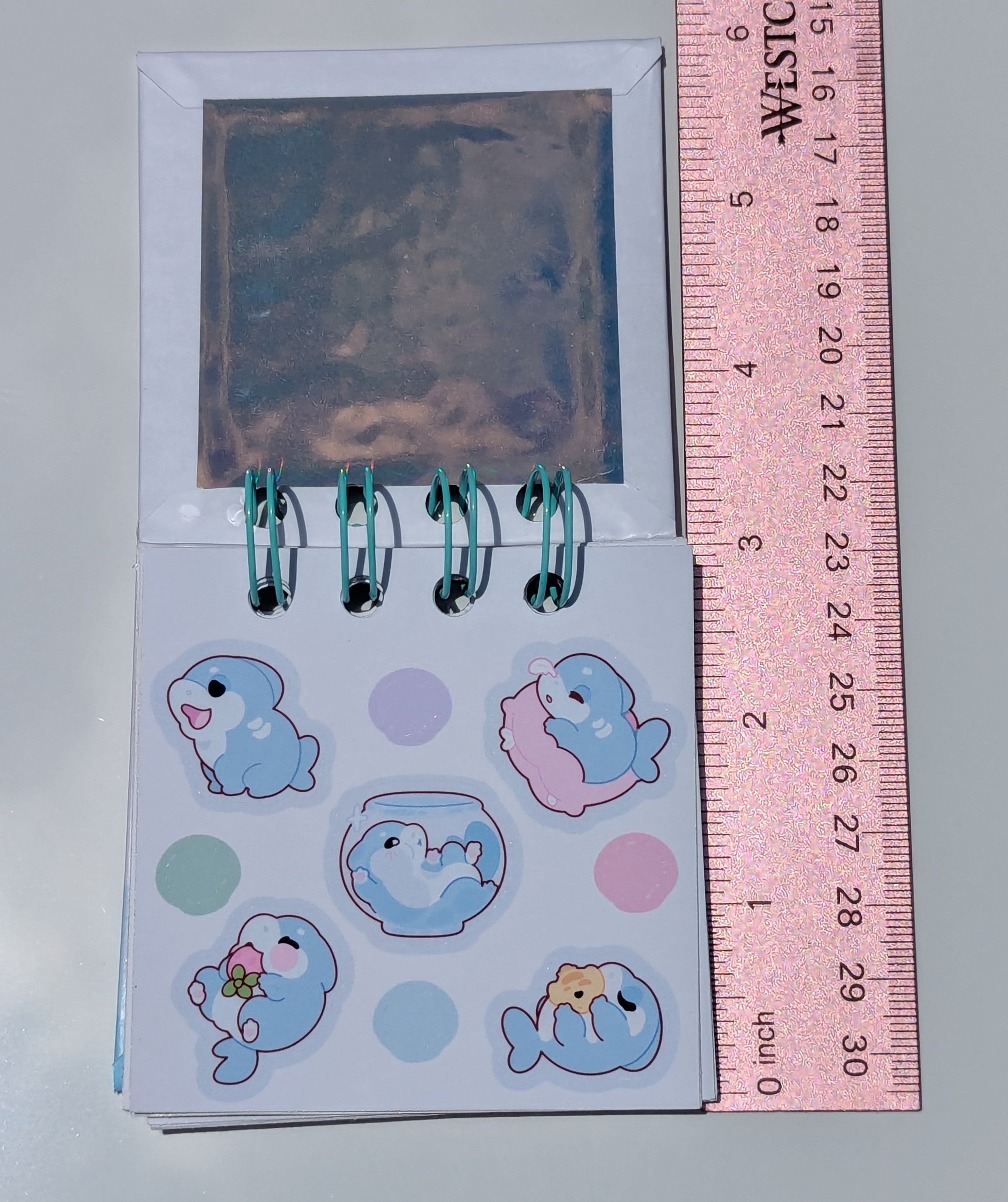 Mini Shark Pup Sticker Book 3 x 3 ( Made to Order )