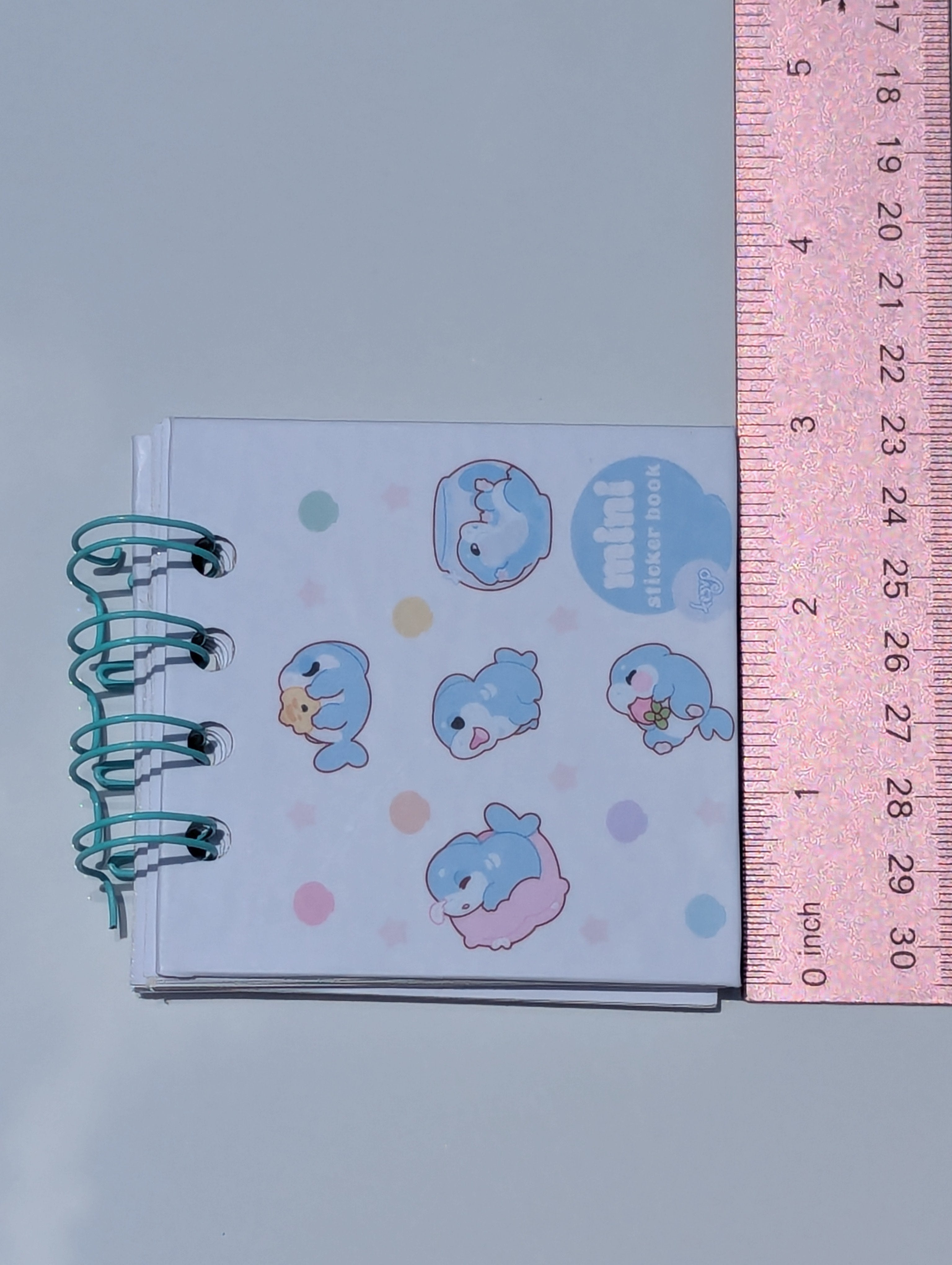 Mini Shark Pup Sticker Book 3 x 3 ( Made to Order )