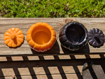 Pumpkin Trinket Jars Handmade (Made to Order)