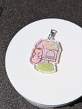 Clear Heart Holographic Ichigo's Mailbox Charm 2"